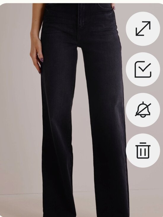 Just Black Denim - NWOT Just Black Denim Black Wide Leg Jeans